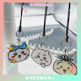 Dây chuyền điện thoại di động acrylic phong cách hoạt hình dễ thương Chiikawa Usachi-SN