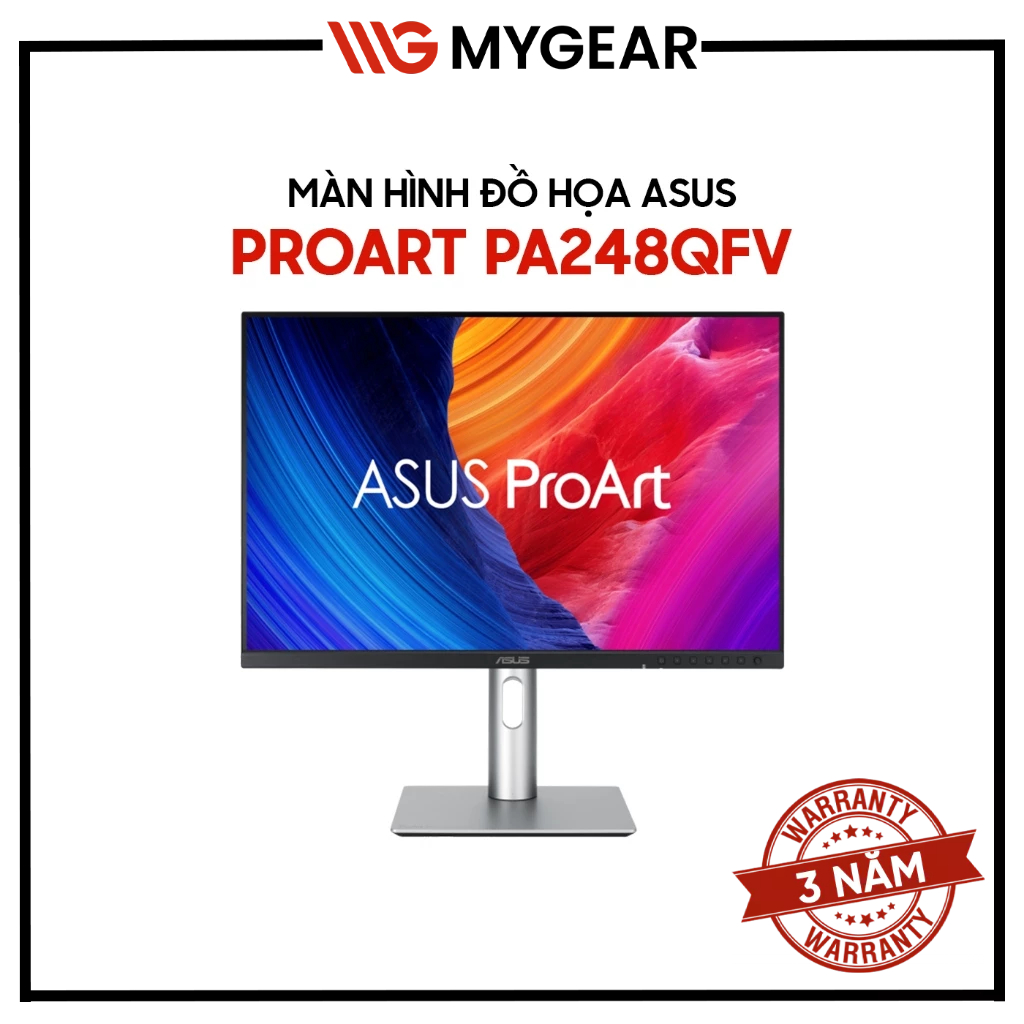 Màn hình đồ họa ASUS ProArt Display PA248QFV 24 inch WUXGA 100Hz IPS - Chính Hãng
