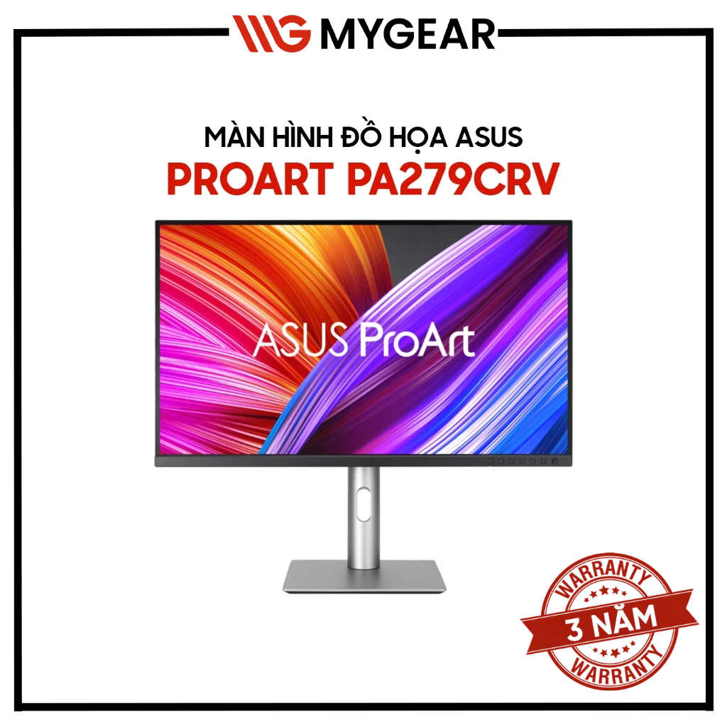 Màn hình đồ hoạ Asus ProArt PA279CRV 27" 4K IPS 60Hz (HDMI, Displayport, Type-C) - Chính Hãng