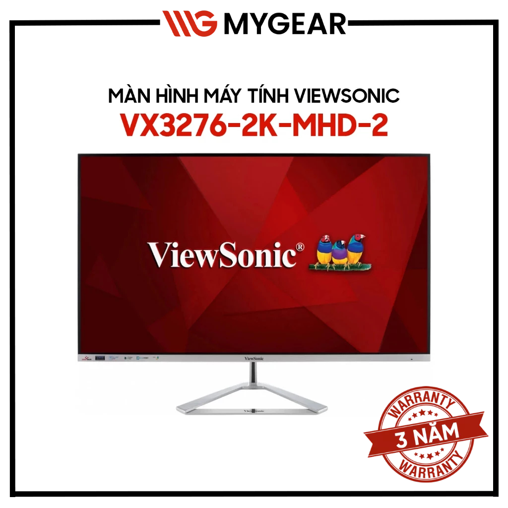 Màn Hình Máy Tính Viewsonic VX3276-2K-MHD-2 32 inch 2K IPS 75Hz - Chính Hãng