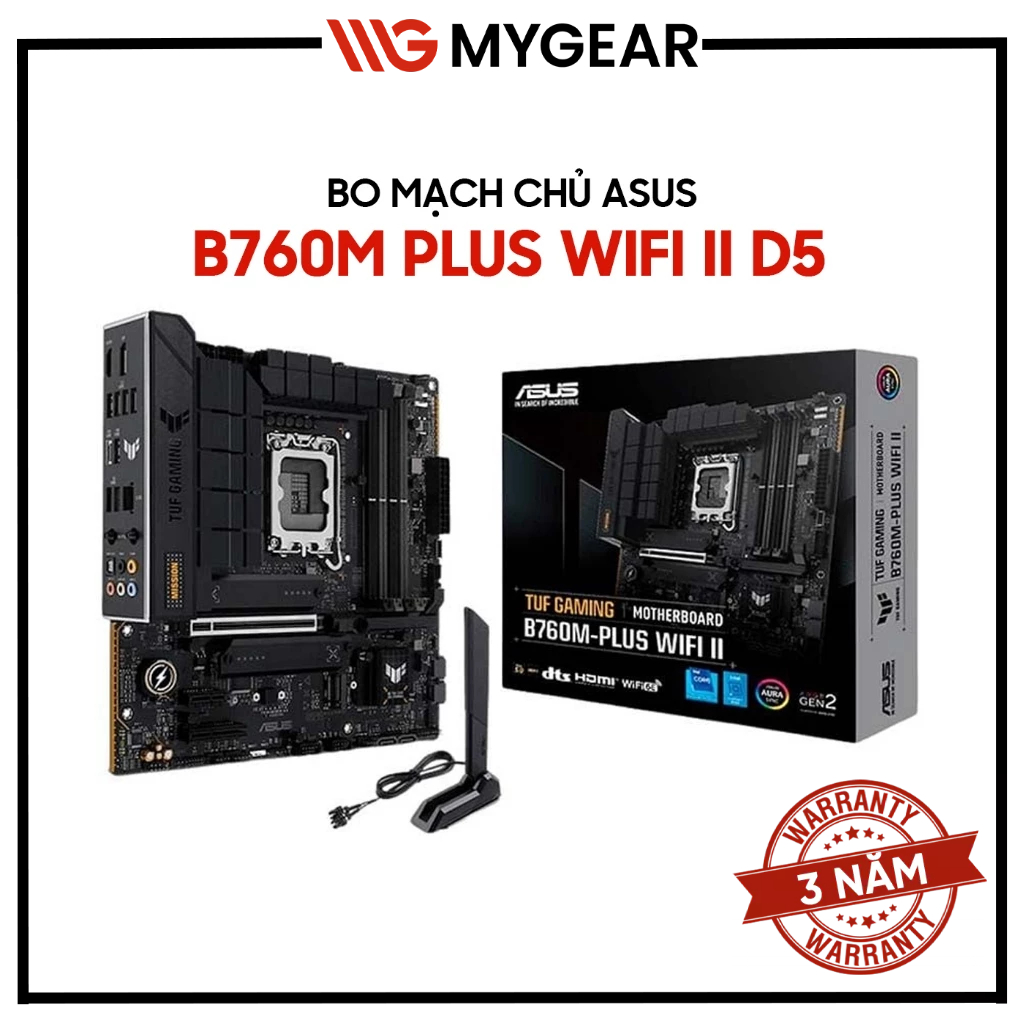 Mainboard - Bo mạch chủ Asus TUF GAMING B760M-PLUS WIFI D4/D5 B760m-F B760M-E Chính Hãng