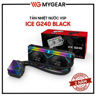 Tản nhiệt nước VSP ICE G240 Black / White - Bảo hành 12 tháng