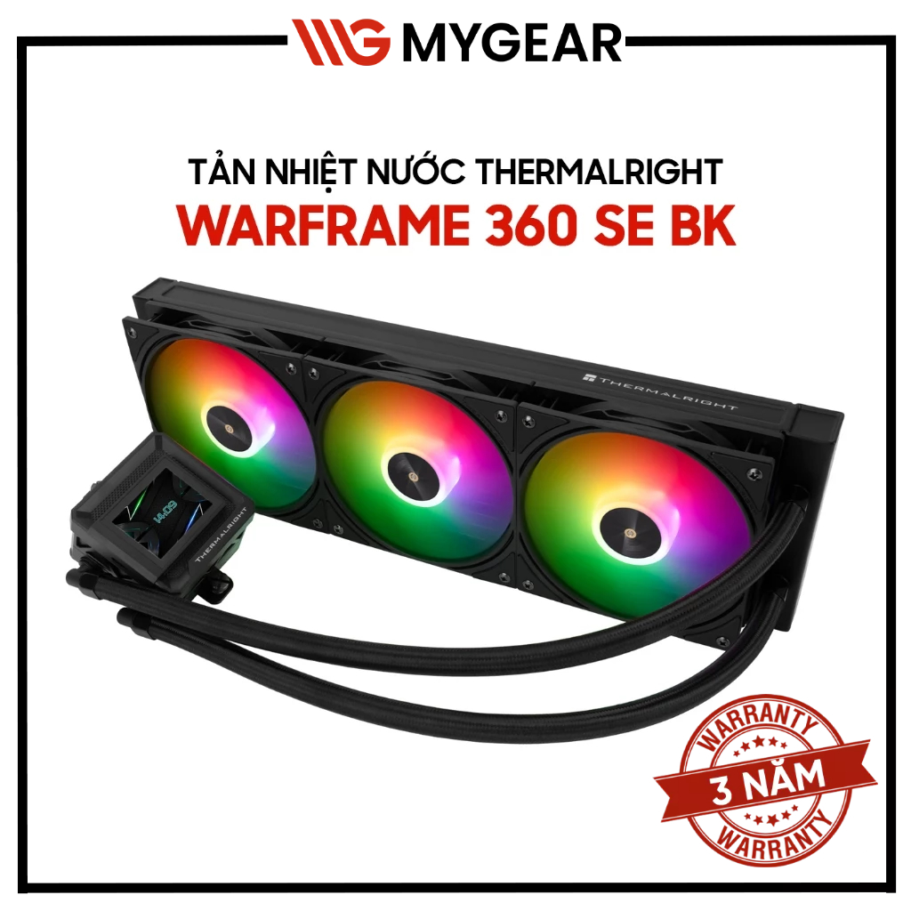 Tản nhiệt nước CPU Thermalright Frozen Warframe SE 240/360 ARGB Đen/Trắng Chính Hãng