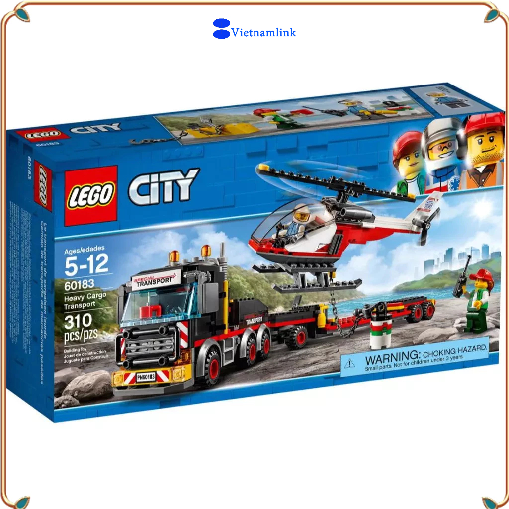 Giá thấp nhất trực tuyến LE GO 60183 Cuty Vận chuyển hàng nặng. Heavy Cargo Transport  Hàng mới, chí