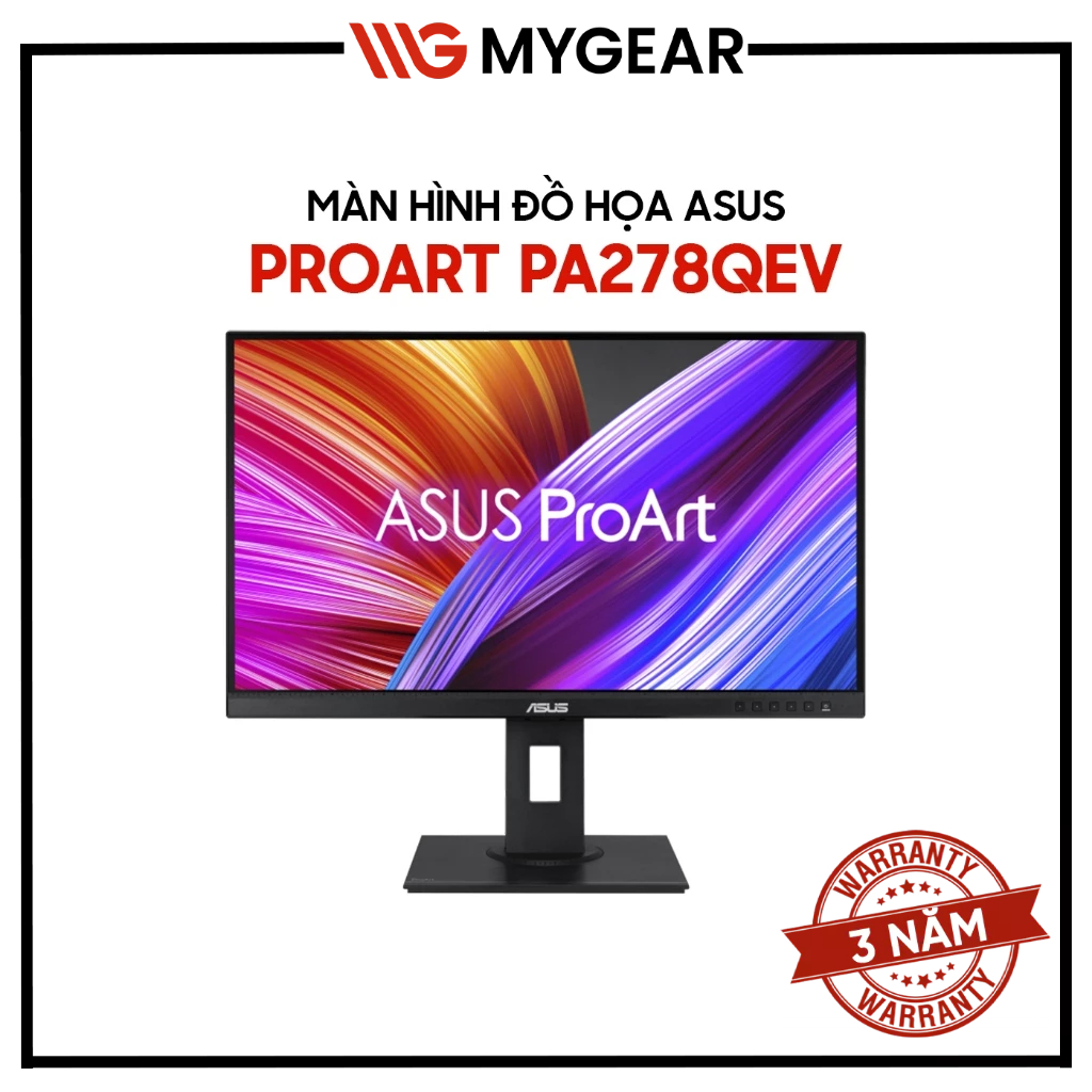 Màn hình đồ hoạ ASUS ProArt PA278QEV 27 inch 2K QHD 75Hz 5ms IPS