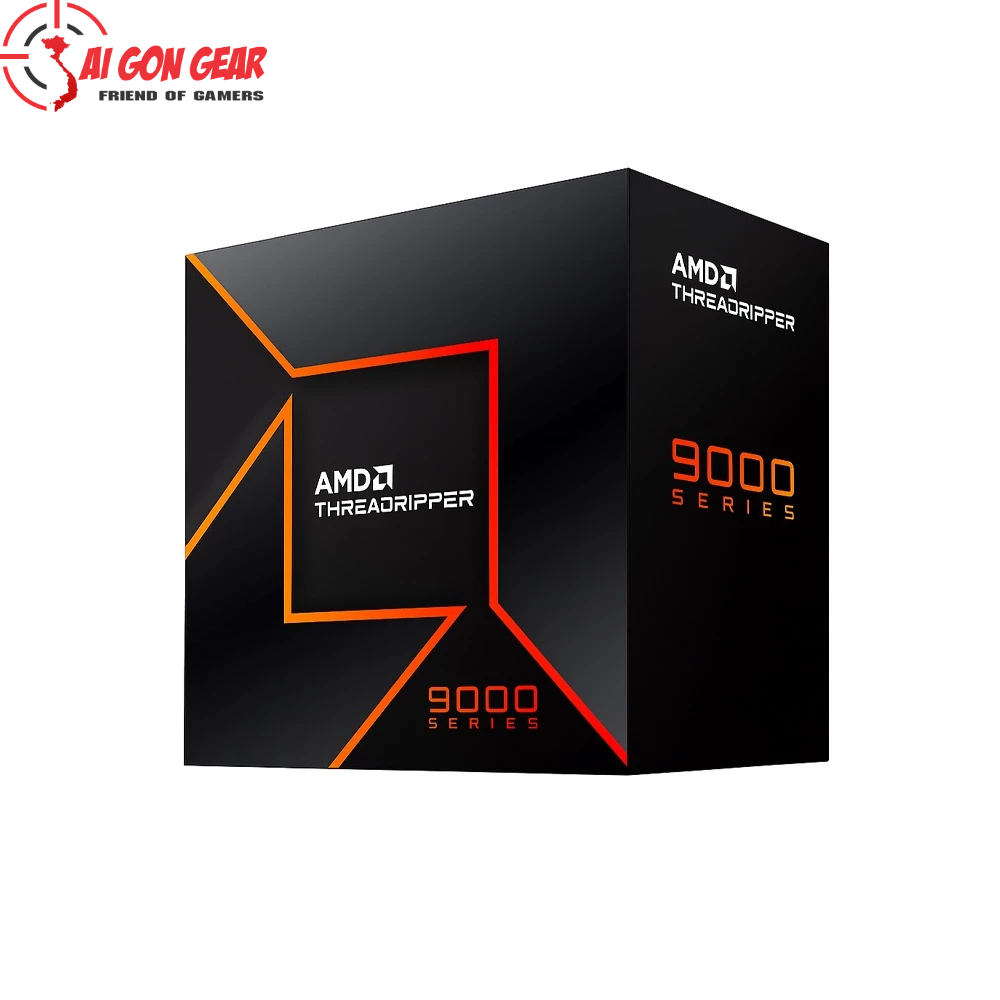 CPU AMD Ryzen Threadripper 9960X (AMD STR5 | 24 Core | 48 Thread | Base 4.2Ghz | Turbo 5.4Ghz | Cach