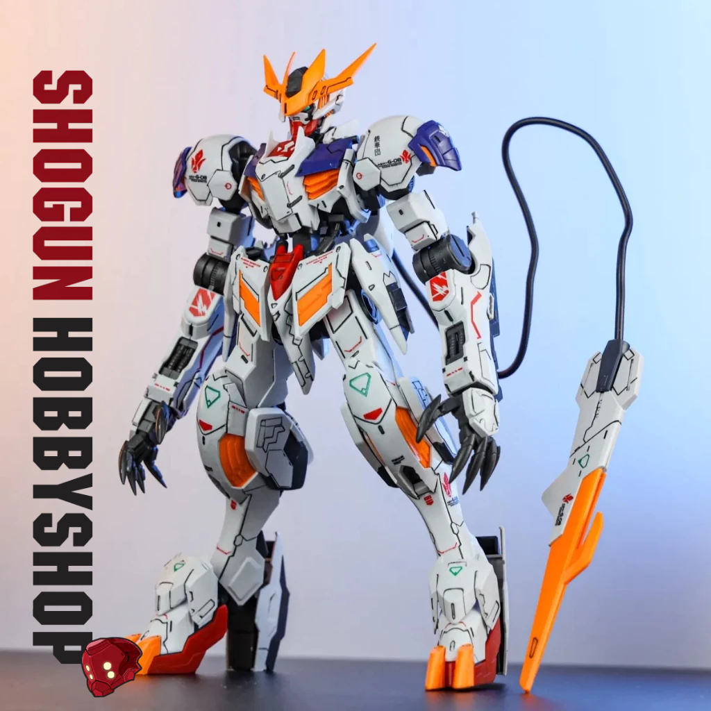 [Hàng có sẵn] 1/100 Gundam Barbatos Lupus Rex Wolf Technology | Khung Kim Loại | Effect đi kèm