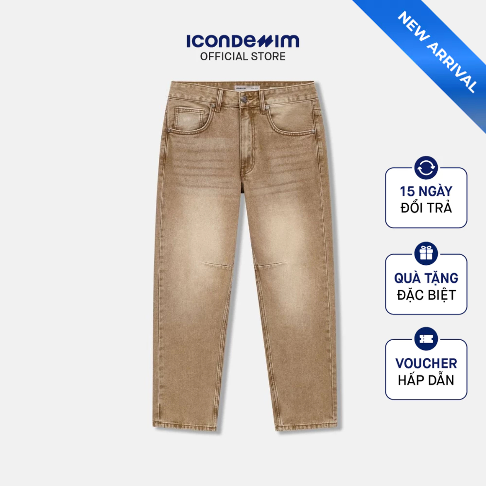 Quần Jeans Nam ICONDENIM Dune Form Straight QJID0280