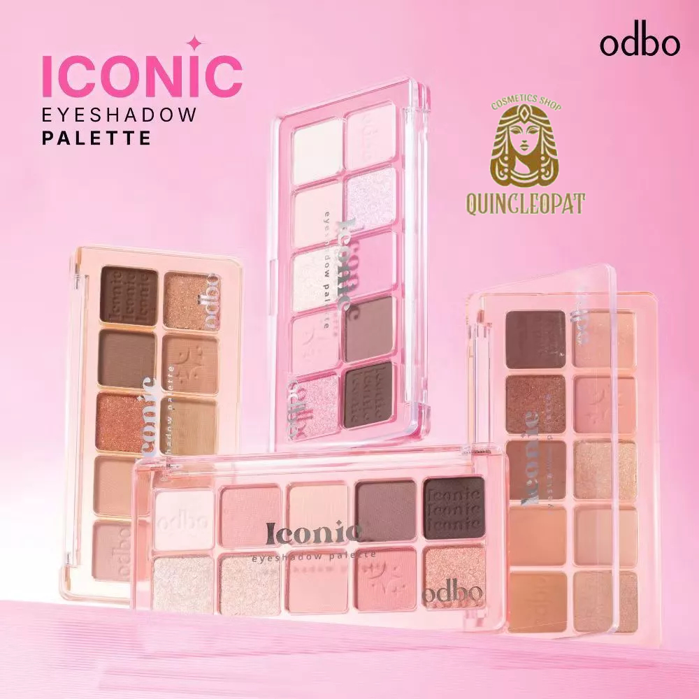 Bảng phấn mắt ODBO Iconic 10 ô màu OD2029 7g