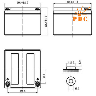 [Hoả Tốc] Ắc Quy Vision CP12240E-X 12V 24AH - (PDC-TECH)