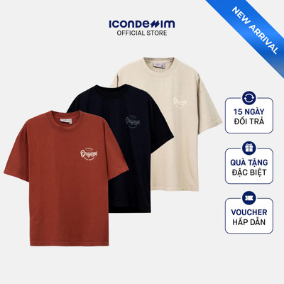 Áo Thun Nam ICONDENIM Elevyn Form Boxy ATID0714