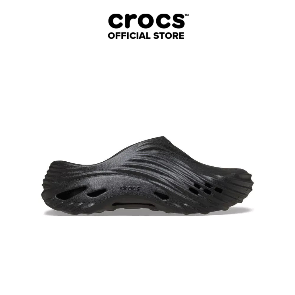 Giày Clog Unisex Crocs Echo Wave - Black/Black - 210521-060