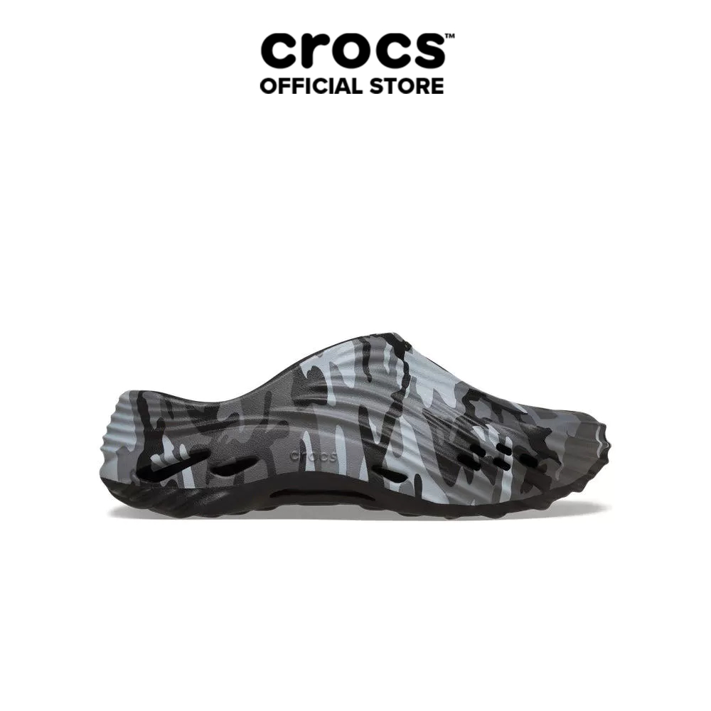 Giày Clog Unisex Crocs Echo Camo Wave - Black/Slate Grey - 212044-0DD