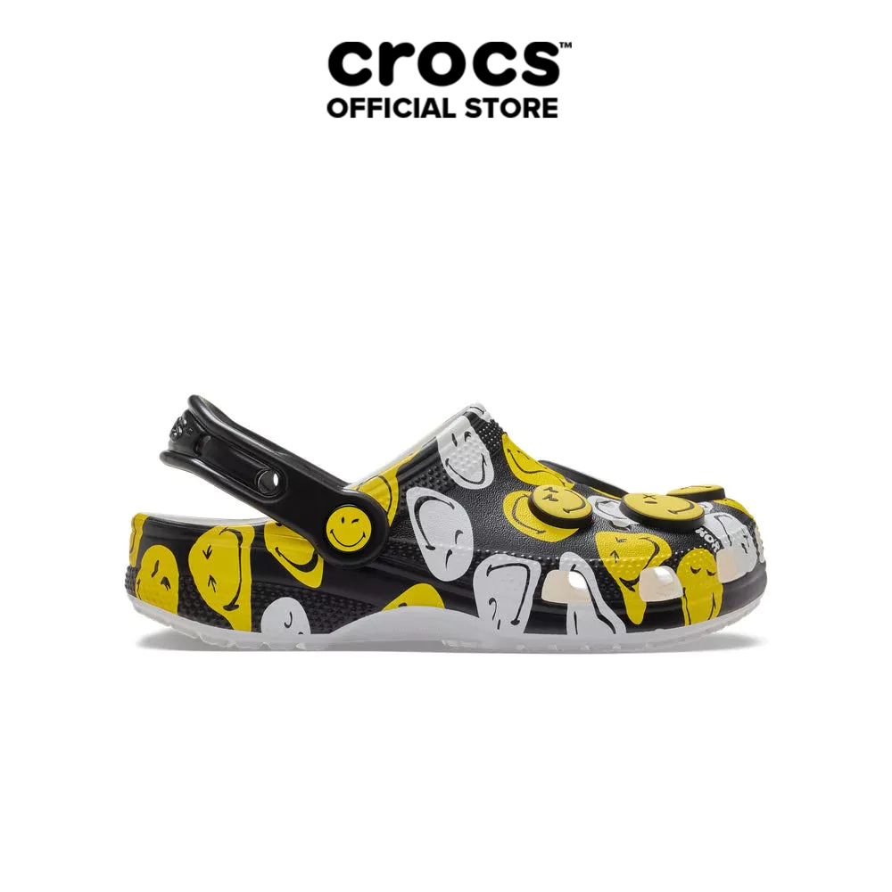 Giày Clog Trẻ Em Crocs Classic Smiley - 211694-90H