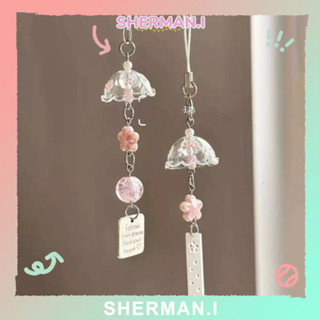 Dây đeo điện thoại chuông gió Sakura đa năng mặt dây chuyền máy ảnh đa năng