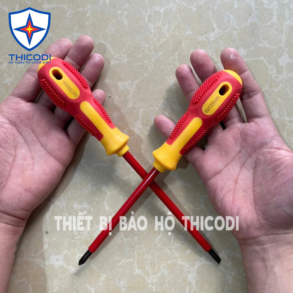 Tua vít cách điện 1000V bake và dẹp