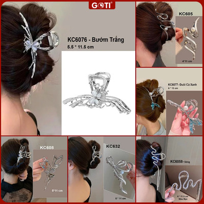 GOTI - Kẹp Càng Cua Kim Loại Nhiều Mẫu Hottrend - Phụ Kiện Tóc Nữ Thời Trang KC6076
