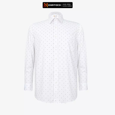 Áo sơ mi nam KHATOCO Tailor Fit dài tay mã A1MD498T1-CNIN 764-2704-D