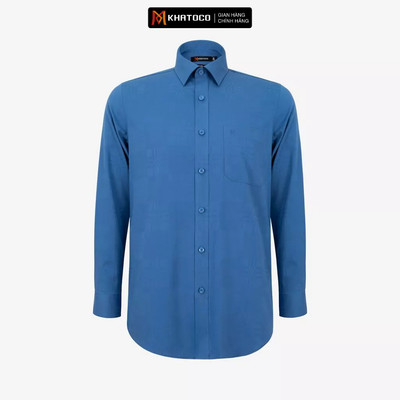 Áo sơ mi nam KHATOCO Tailor Fit dài tay mã A1MD538T1-CNCR 784-2707-D