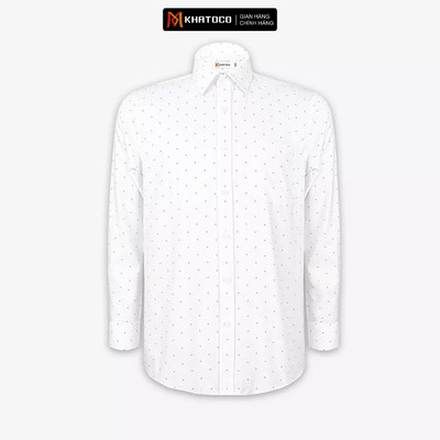 Áo sơ mi nam KHATOCO Tailor Fit dài tay mã A1MD538T1-CNIN 880-2711-D