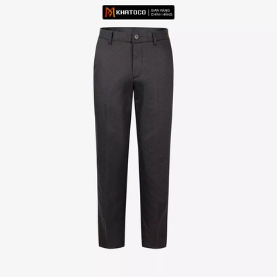 Quần kaki nam KHATOCO Regular Fit  không ly mã Q2M578R0-CNDE830-2710-0