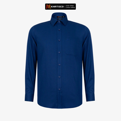 Áo sơ mi tay dài KHATOCO form Tailor Fit mã A1MD538T1-CNCR737-2703-D
