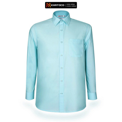 Áo sơ mi nam tay dài KHATOCO form Tailor Fit mã A1MD360T1-CNMI442-2708-D