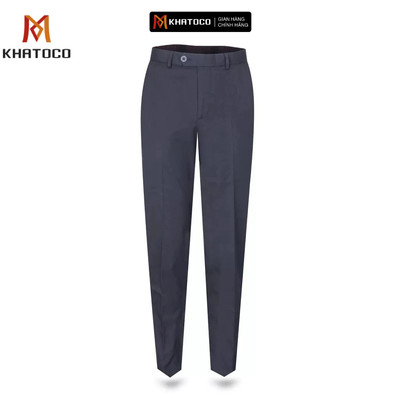 Quần tây nam KHATOCO không ly form Slim Fit Q1M578S0-CNXM219-2411-0