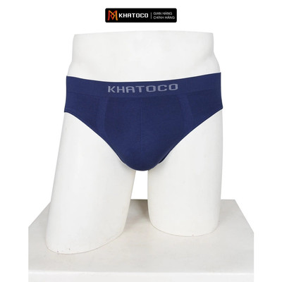 Quần lót nam brief KHATOCO màu trơn xanh mã Q4M098R0-VNMA045-2411-T
