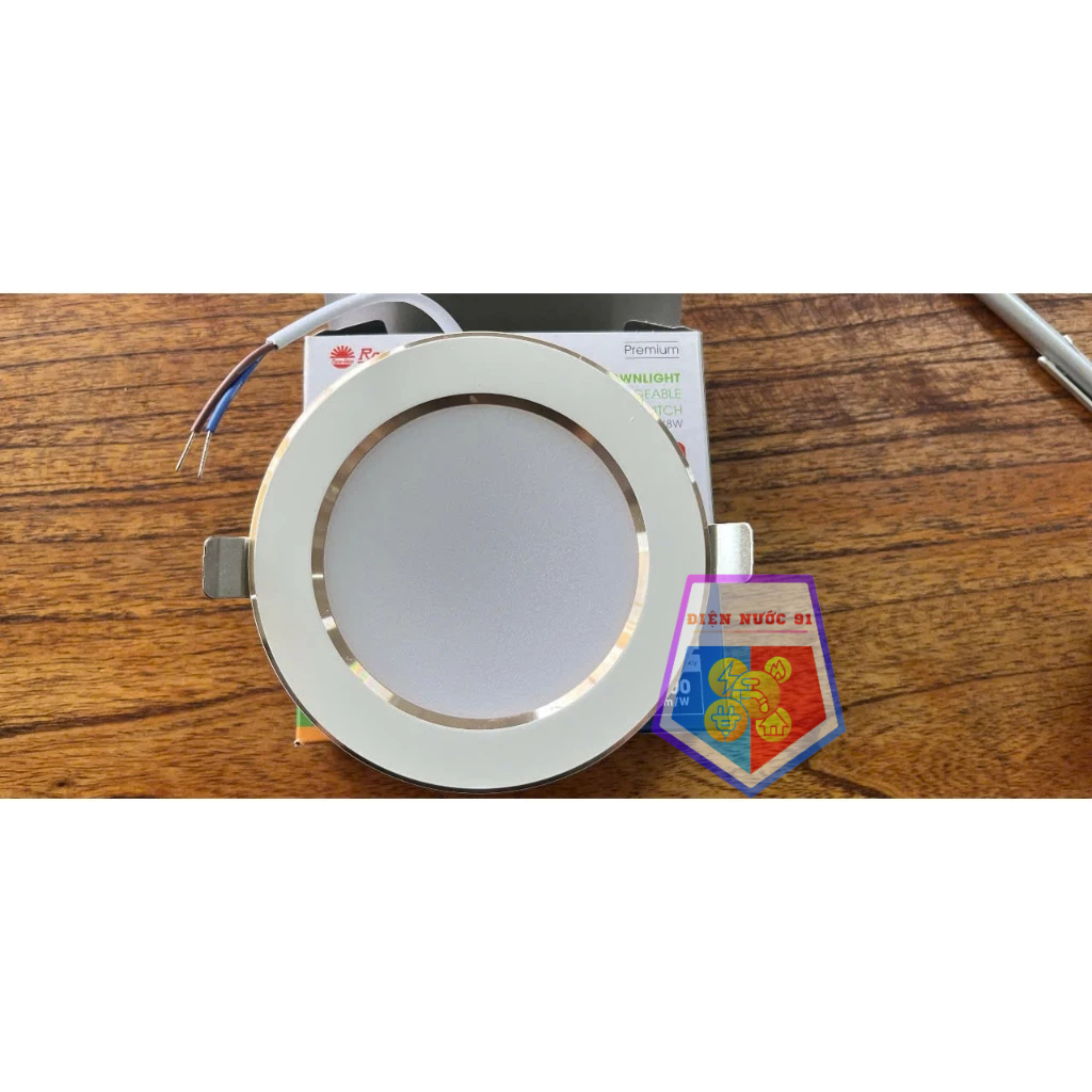 Đèn LED âm trần Downlight AT58 90/8W RẠNG ĐÔNG