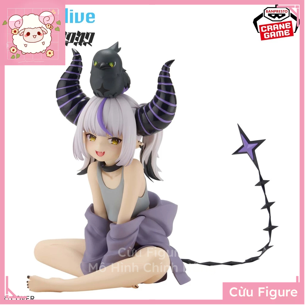 (Sẵn) Mô Hình Karasu - La+ Darknesss - Relax Time, Hololive - Hãng BANDAI