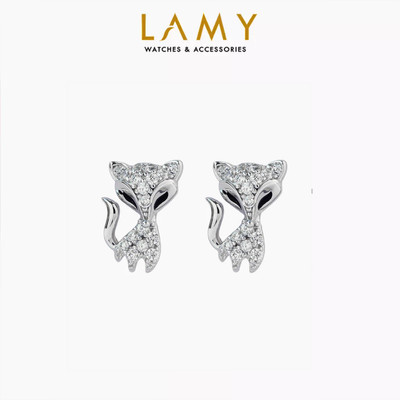 [BST Tiny Happiness] Khuyên tai bạc nữ hồ ly LAMY Mystic Fox Earrings 3318