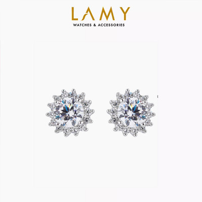 [BST Tiny Happiness] Khuyên tai bạc nữ LAMY Sunflower Earrings Silver 3334