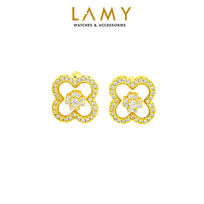 Khuyên tai nữ LAMY Hopeful Heart Earrings Gold 3300