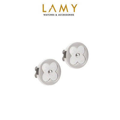 Khuyên tai nữ LAMY Lucky Leaves Earrings Silver 3022