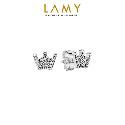 Khuyên tai nữ LAMY Crown Stud Earrings 3034 - Khuyên tai bạc cao cấp S925 ALE