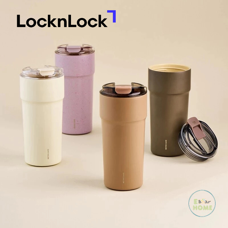 Ly giữ nhiệt LocknLock Metro Cafe lòng phủ sứ giữ nguyên hương vị đồ uống LHC4359 - 650ml | LHC4357 