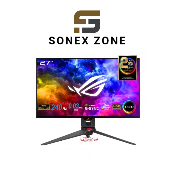 Màn hình Asus ROG Swift OLED PG27AQDM 26.5 inch 2K 240Hz G-SYNC