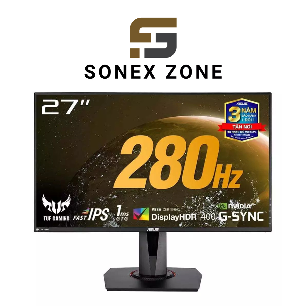 Màn hình ASUS TUF Gaming VG279QM 27" FHD IPS 280Hz/1ms G-Sync