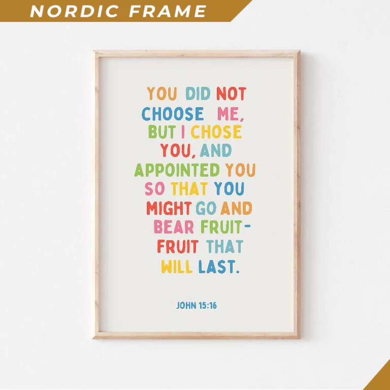 Tranh treo tường, Jeremiah 1516 Print, Christian Bible Quote Wall Art, Christian Colorful Prints, Bi