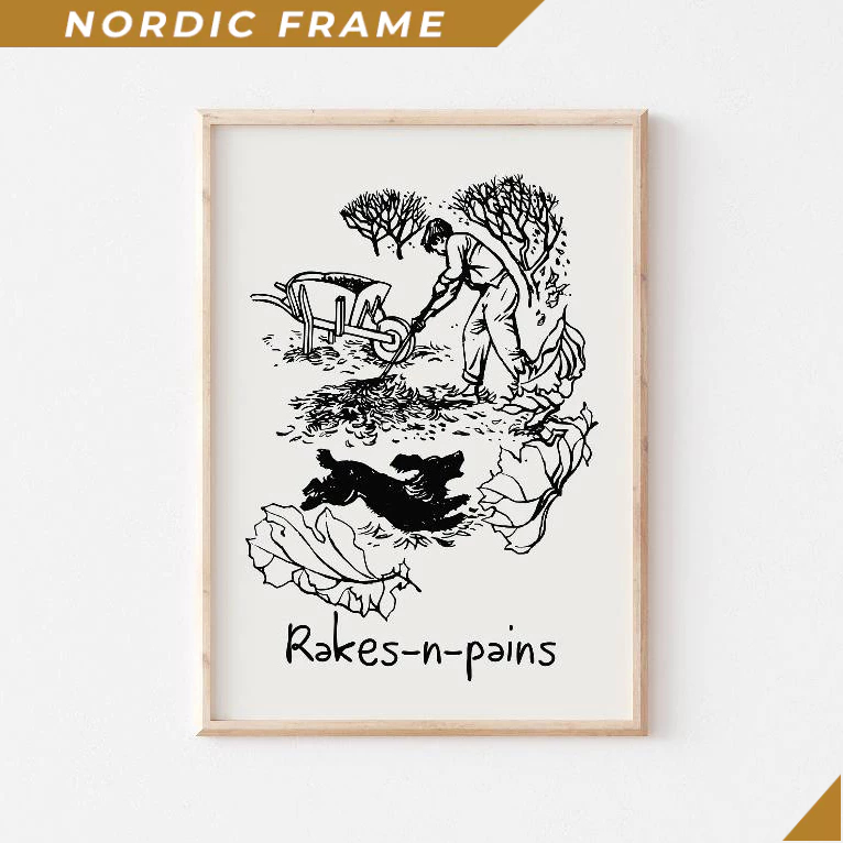 Tranh treo tường, Retro Fall Decor, Trendy Autumn Wall Art, Funny Autumn Quotes, Fall Wall Art Print