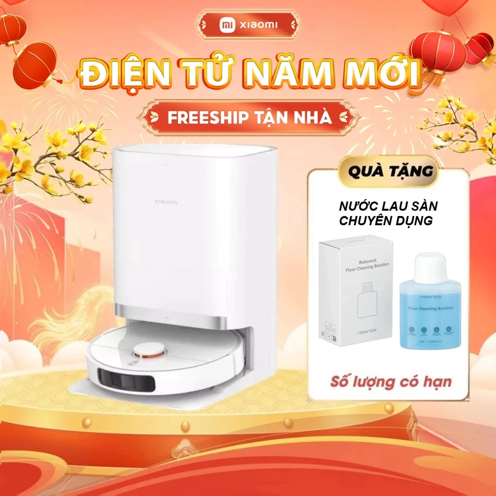 [LÔ CUỐI] Robot Hút Bụi Lau Nhà Xiaomi Robot Vacuum X20+ | Lực Hút Mạnh 6000Pa | Tự Động Giặt Giẻ - BH 12 Tháng