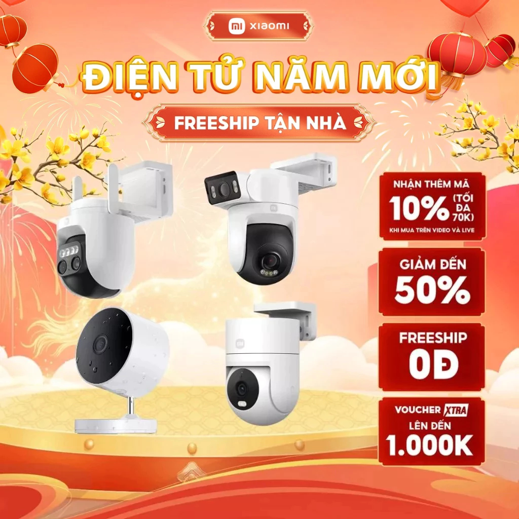 Camera Ngoài Trời Xiaomi Outdoor Camera CW300 2.5K ,  AW300 2K , AW200 Full HD, CW500 Dual Kép - Bản