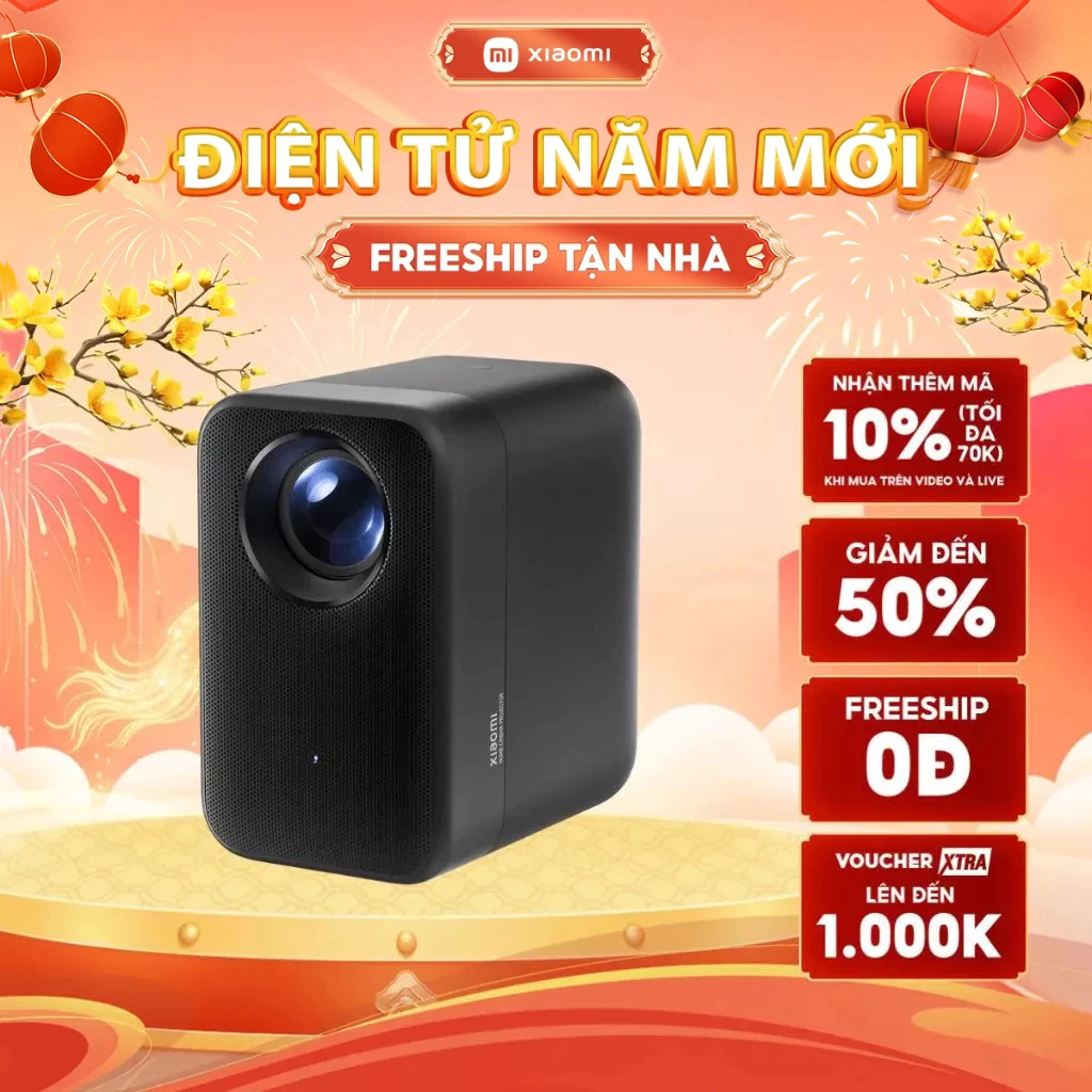 Máy Chiếu Xiaomi Smart Projector L1 Pro | Full HD | 400 ANSI Lumens | Lấy nét tự động - Bảo Hành 12 
