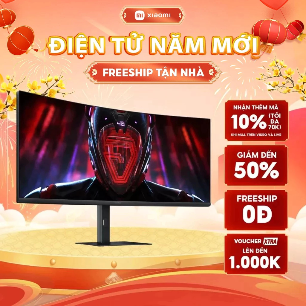 Màn Hình Gaming Xiaomi 2K Curved Gaming Monitor G34i | 34inch | 180Hz | 1ms | Bảo Hành 36 Tháng