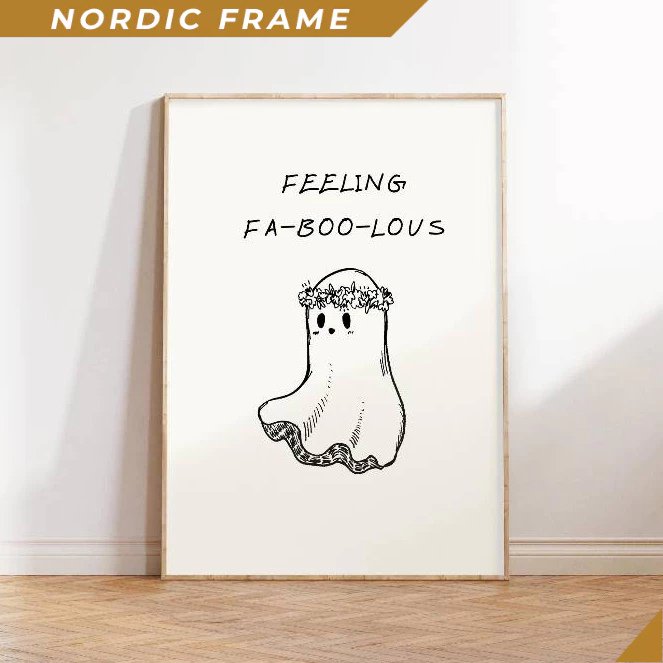 Tranh treo tường, Groovy Halloween Prints, Trendy Halloween Printables, Retro Halloween Decor, Cute 