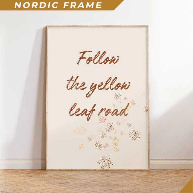 Tranh treo tường, Cozy Fall Warm Tones Print, Autumn Printables Wall Art, Fall Quote, Neutral Fall D
