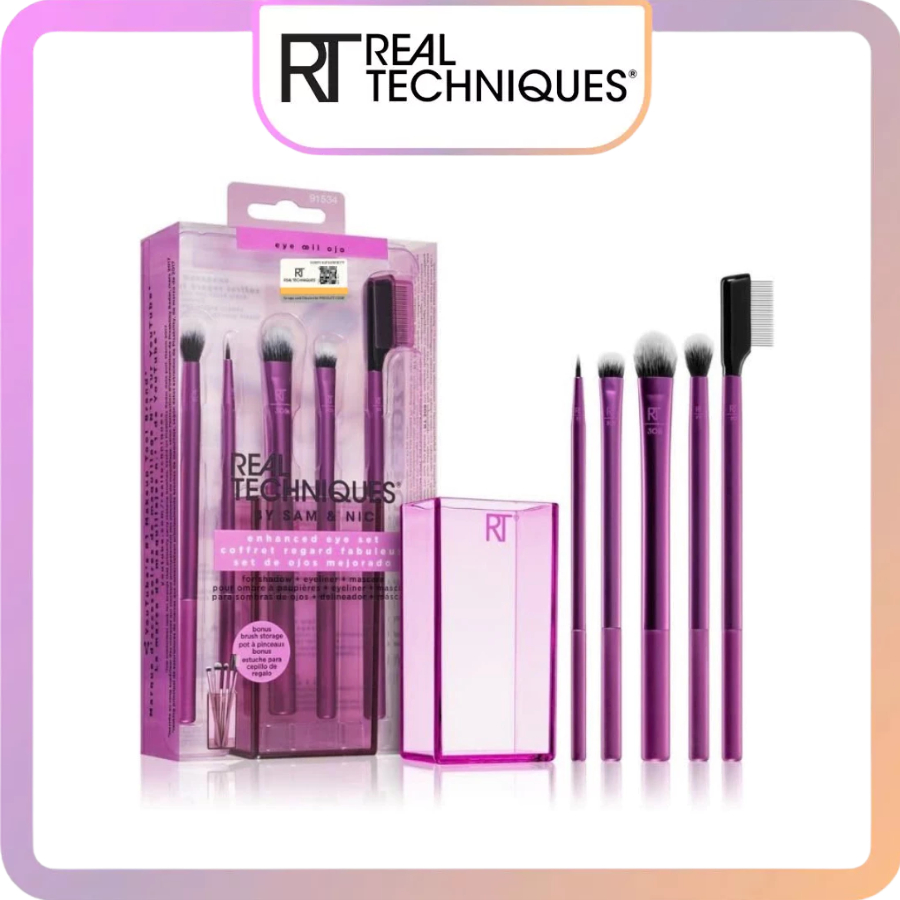 Tổng hợp bộ cọ trang điểm mắt RT Real Techniques
