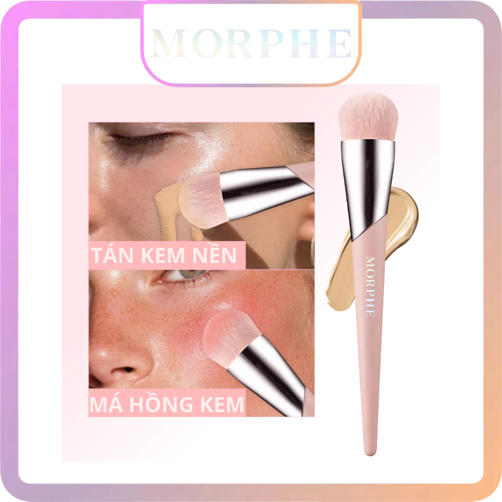 Cọ Tán Kem Nền Và Má Hồng Kem Morphe Foundation Brush M110