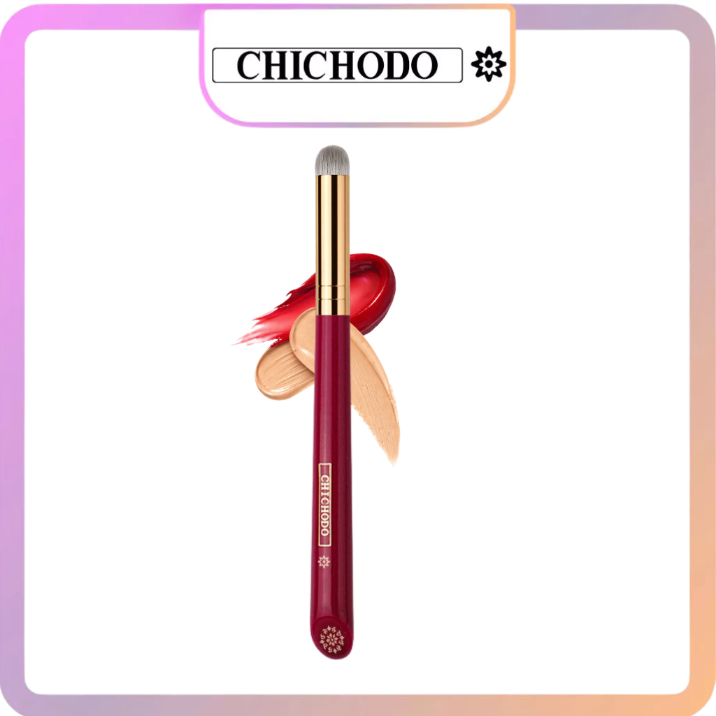 Cọ Tán Son Môi/Che Khuyết Điểm Đầu Tròn CHICHODO Round Lip Brush Sợi Cọ Tự Nhiên C124